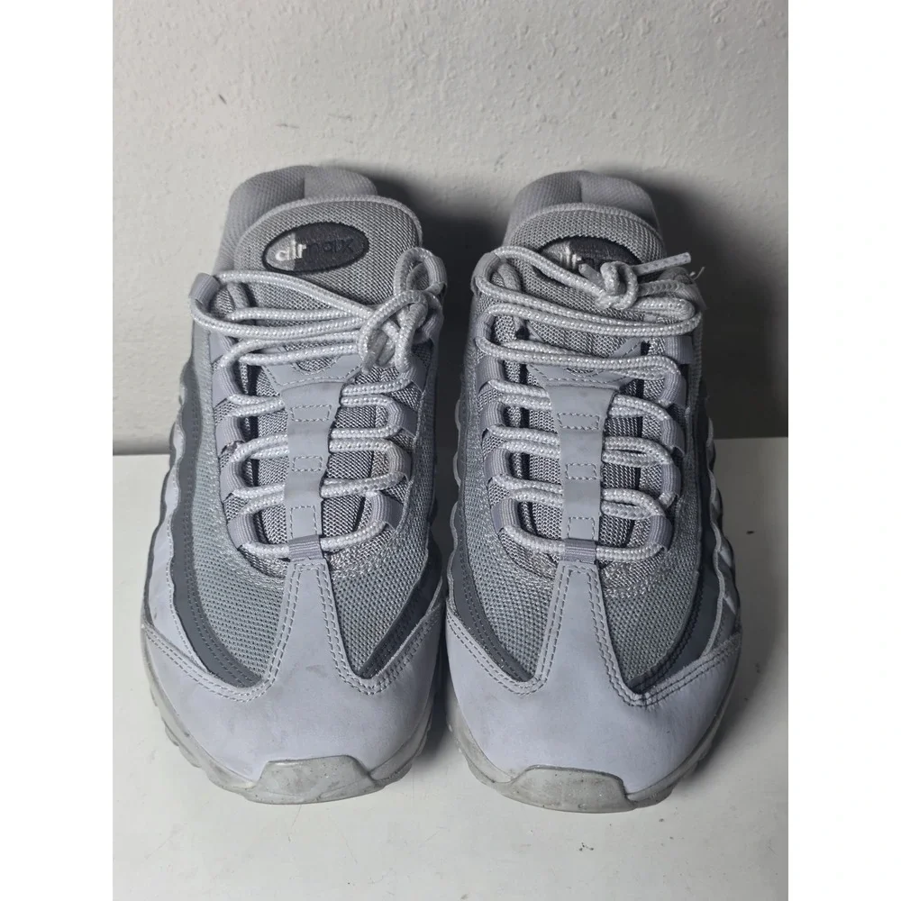 Nike Air Max 95 Shoes Mens 8 Greyscale Wolf Gray Clean Condition Sneaker - Picture 2 of 9